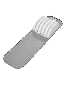 Small In-Drawer Knife Mat 38.4 X 10.6 X 5.4cm in White