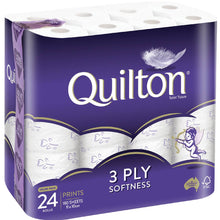 Quilton Toilet Tissue 3 Ply Prints 180 Sheets 24 Pack