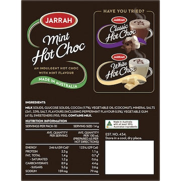 Jarrah Mint Hot Chocolate 10 pack
