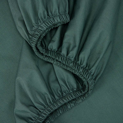 250 Thread Count Cotton Rich Fitted Sheet - Queen Bed, Teal