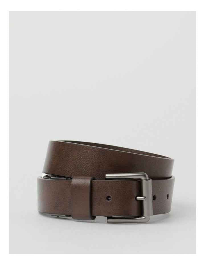 Brown Casual Belt And Wallet Gift Set