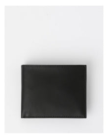 L Fold With Removable Pass Case Wallet in Black