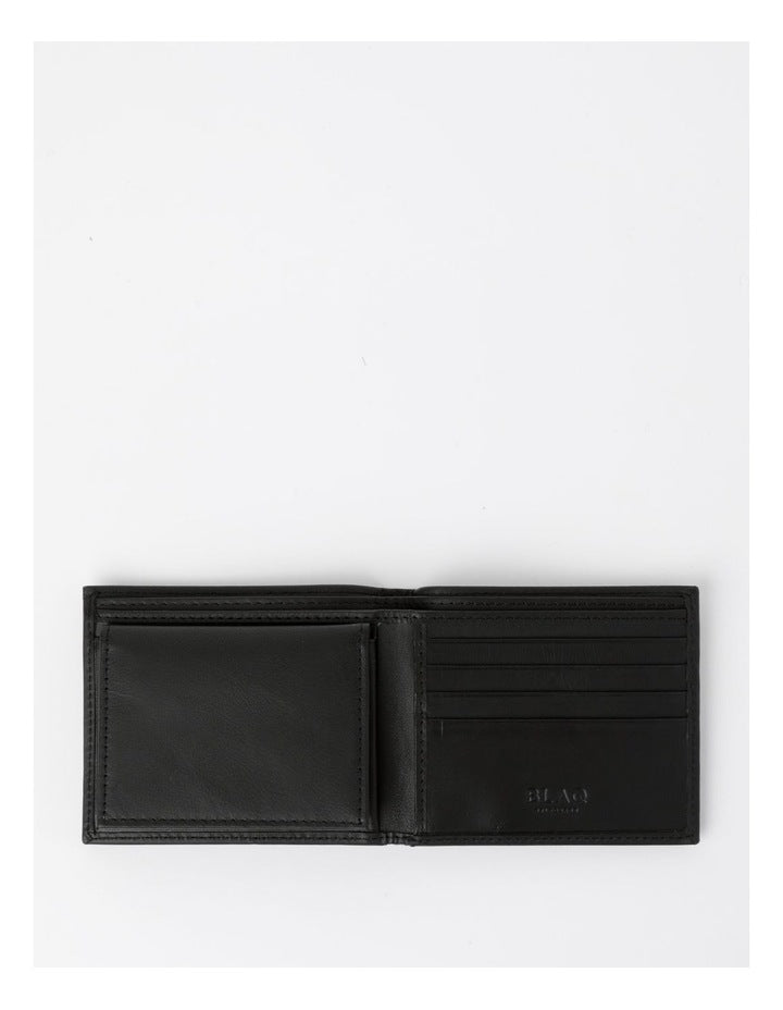 L Fold With Removable Pass Case Wallet in Black