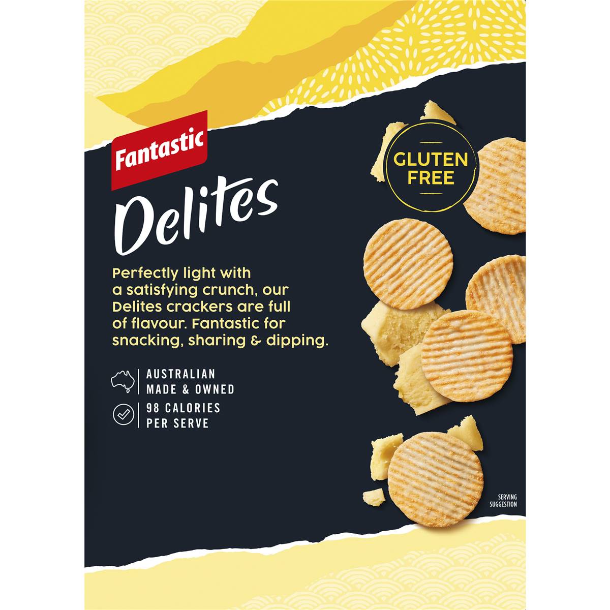 Fantastic Delites Cheddar Cheese Flavour 100g