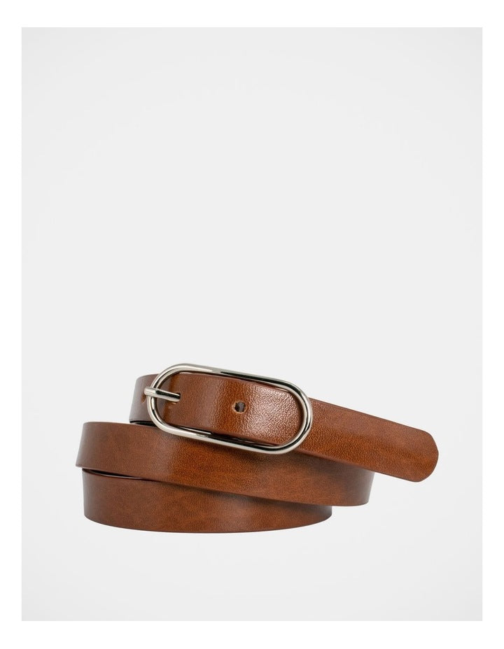 Willow Leather Belt in Tan