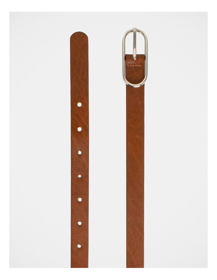 Willow Leather Belt in Tan