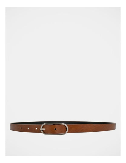 Willow Leather Belt in Tan