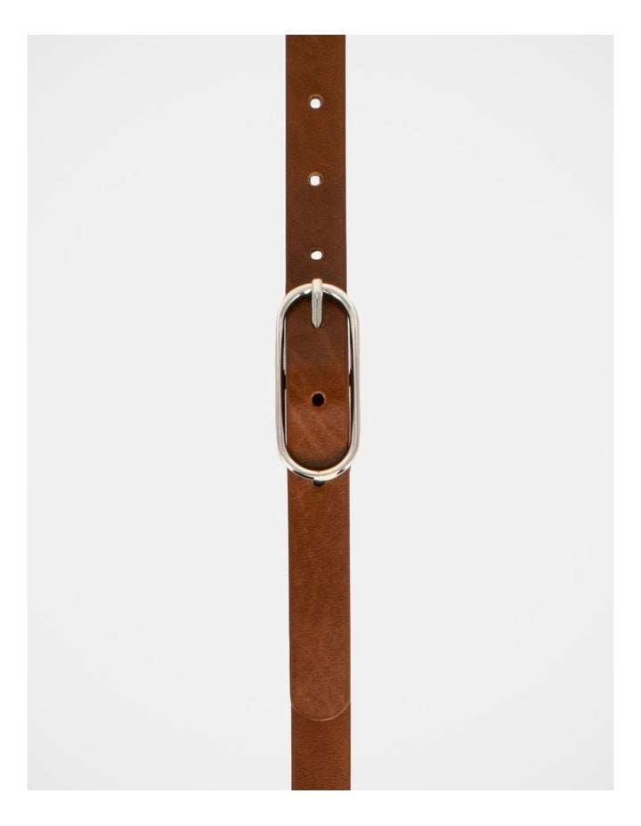 Willow Leather Belt in Tan