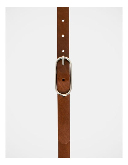 Willow Leather Belt in Tan