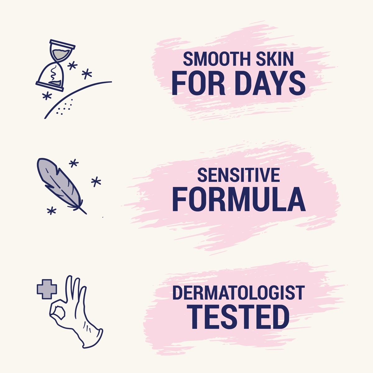 40 Pack Nair Large Wax Strips Sensitive Formula