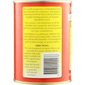 Symington's Instant Dandelion Tea No Caffeine 250g