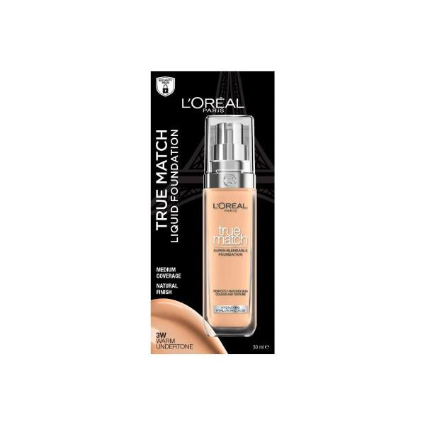 L'OREAL PARIS TRUE MATCH FOUNDATION GOLDEN BEIGE 30ML