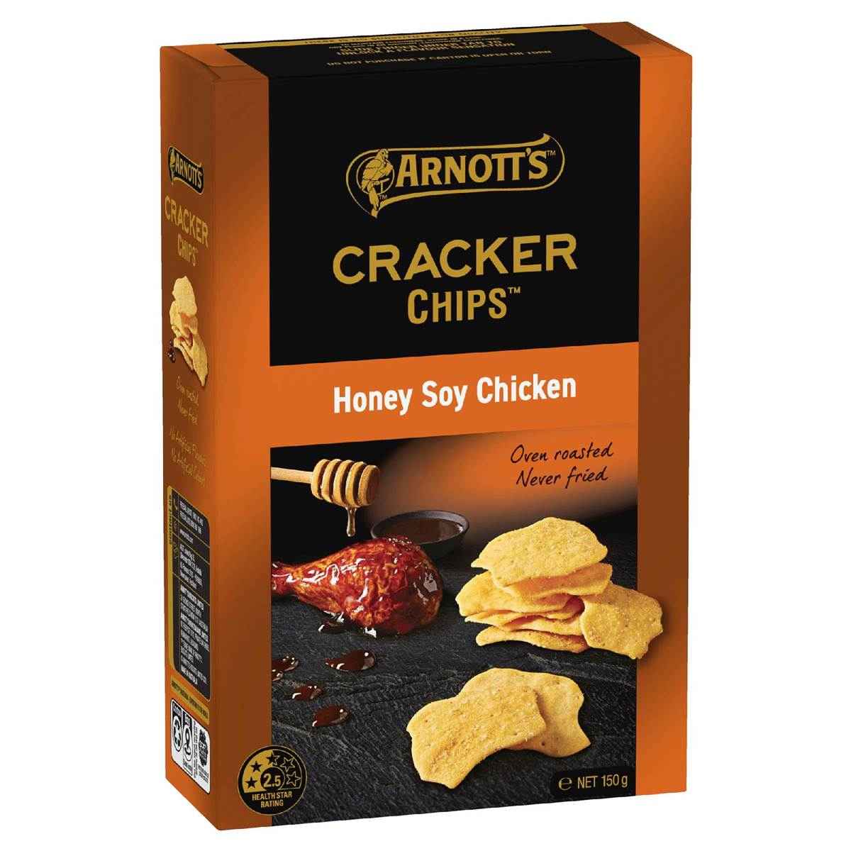 Arnotts Cracker Chips Honey Soy Chicken 150g