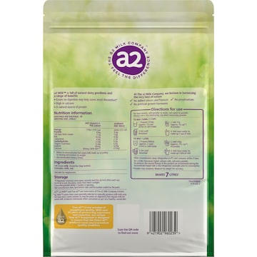 a2 Milk Full Cream Powder UHT 1kg