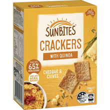 Sunbites Crackers With Quinoa Cheddar & Chives 110g