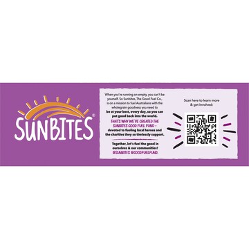 Sunbites Caramelised Onion & Balsamic Quinoa Crackers Share Pack 110g
