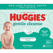 Huggies Thick Baby Wipes Fragrance Free 400 Pack