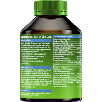 Cenovis Men's Multivitamin Capsules + PerFormance Multi Vitamin 100 pack