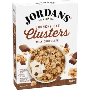 Jordans Cluster Bites Milk Chocolate 500g
