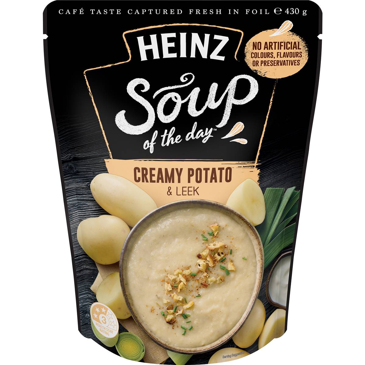 Heinz Soup Potato & Leek Soup 430g