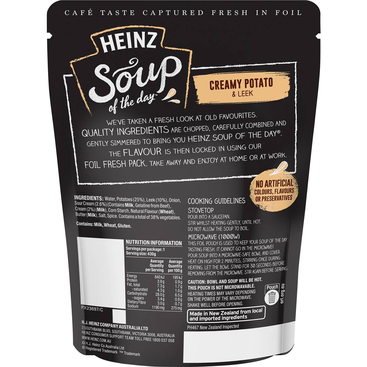 Heinz Soup Potato & Leek Soup 430g