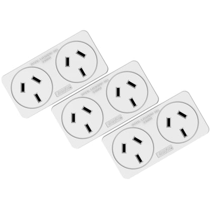 Energizer 2 Outlet Power Adaptor (3 Pack)