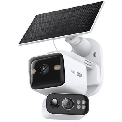 Tapo 2K Solar-Powered Dual-Lens Pan/Tilt Security Camera Kit