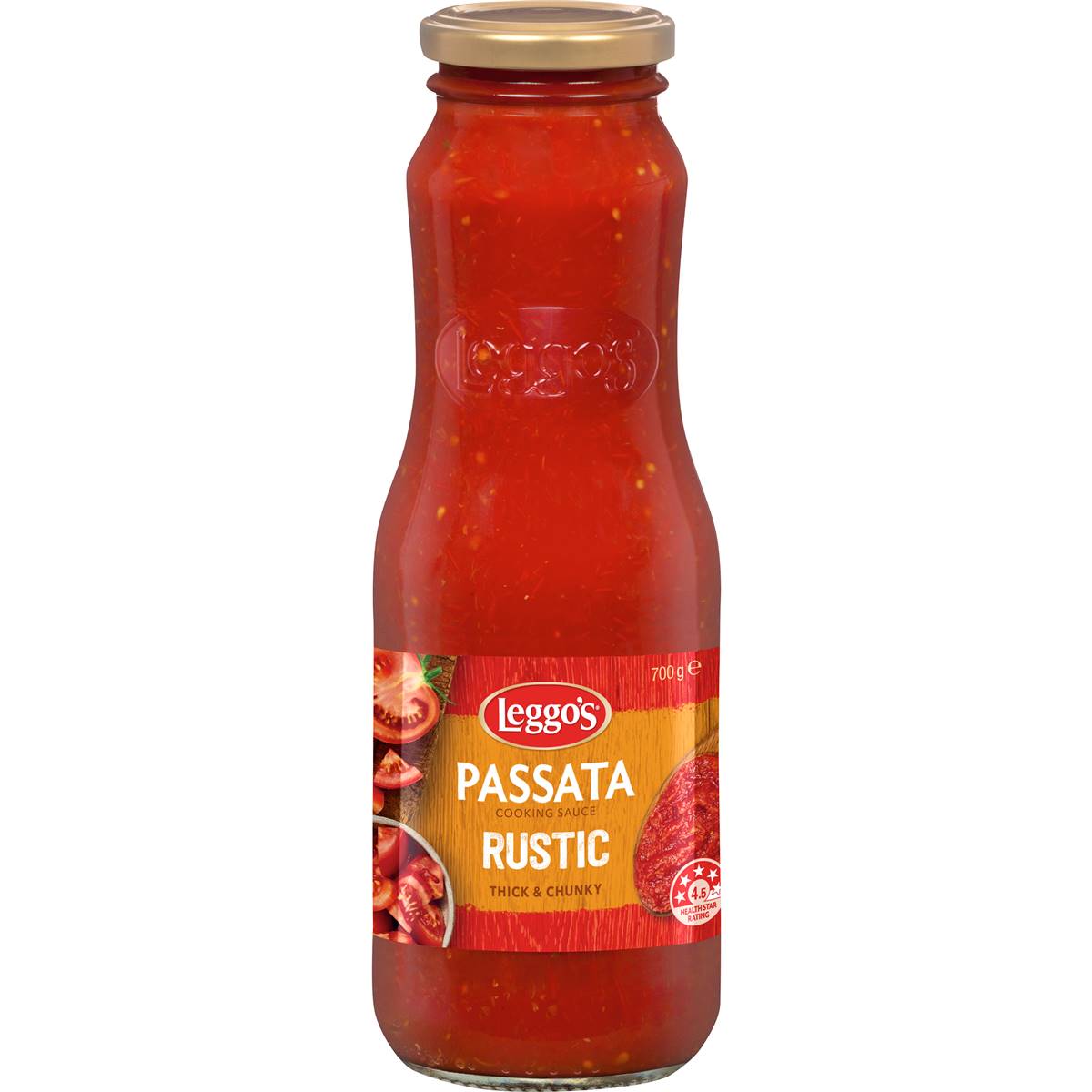 Leggo's Australian Tomato Passata Sauce Rustic Thick & Chunky 700g