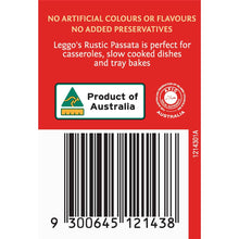 Leggo's Australian Tomato Passata Sauce Rustic Thick & Chunky 700g
