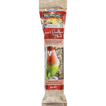 Bird Munchies Parrot & Peachface Blend Treat 90g