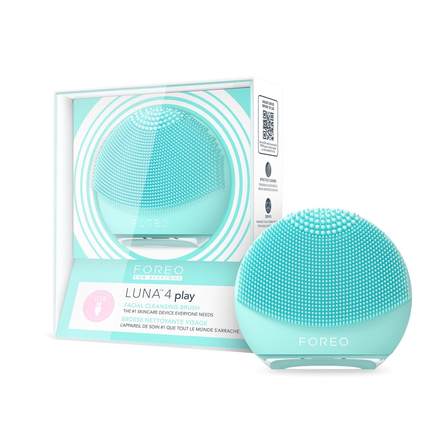 Foreo Luna 4 Play Facial Cleansing Device (Mint)