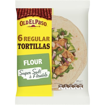 Old El Paso Fajita Tortilla Wraps 6 pack