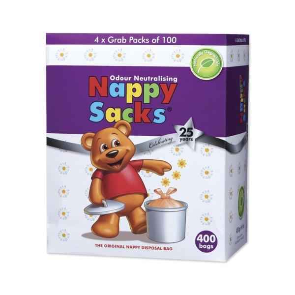 ICD NAPPY SACKS 400 PACK