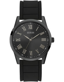 Charter Black Silicone Watch