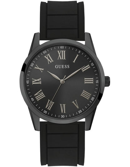 Charter Black Silicone Watch