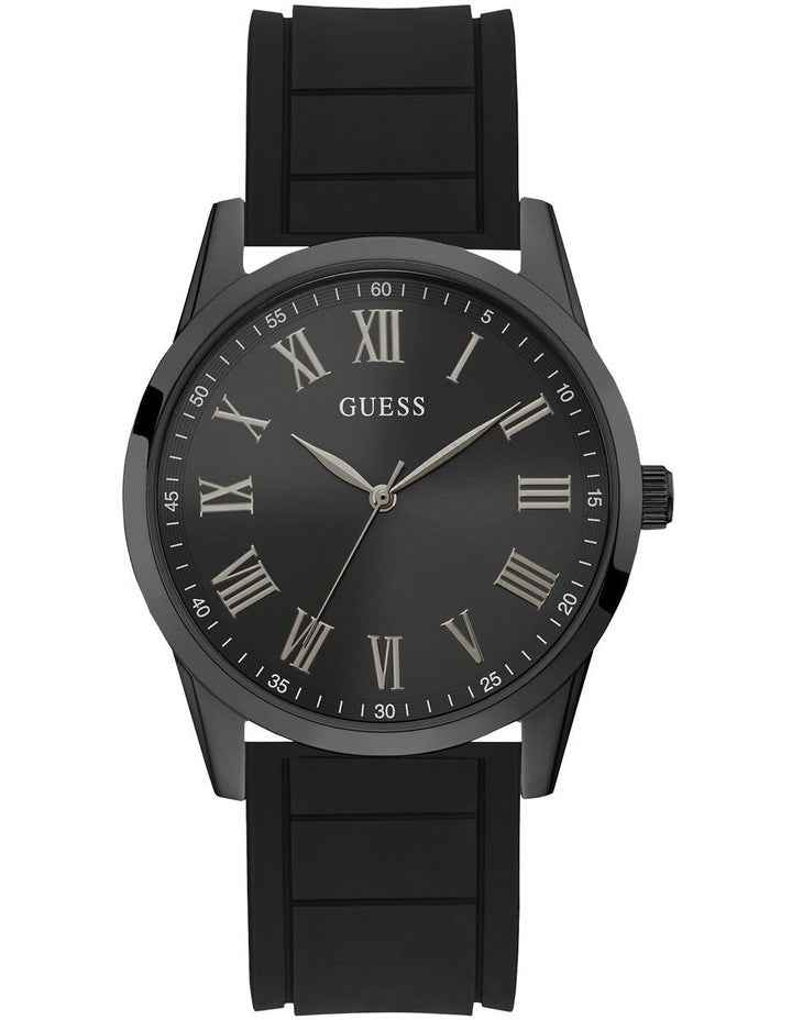 Charter Black Silicone Watch