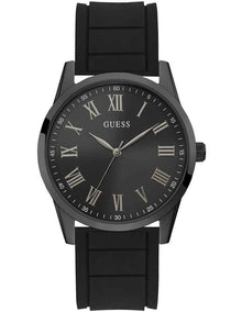 Charter Black Silicone Watch