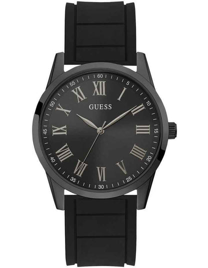 Charter Black Silicone Watch
