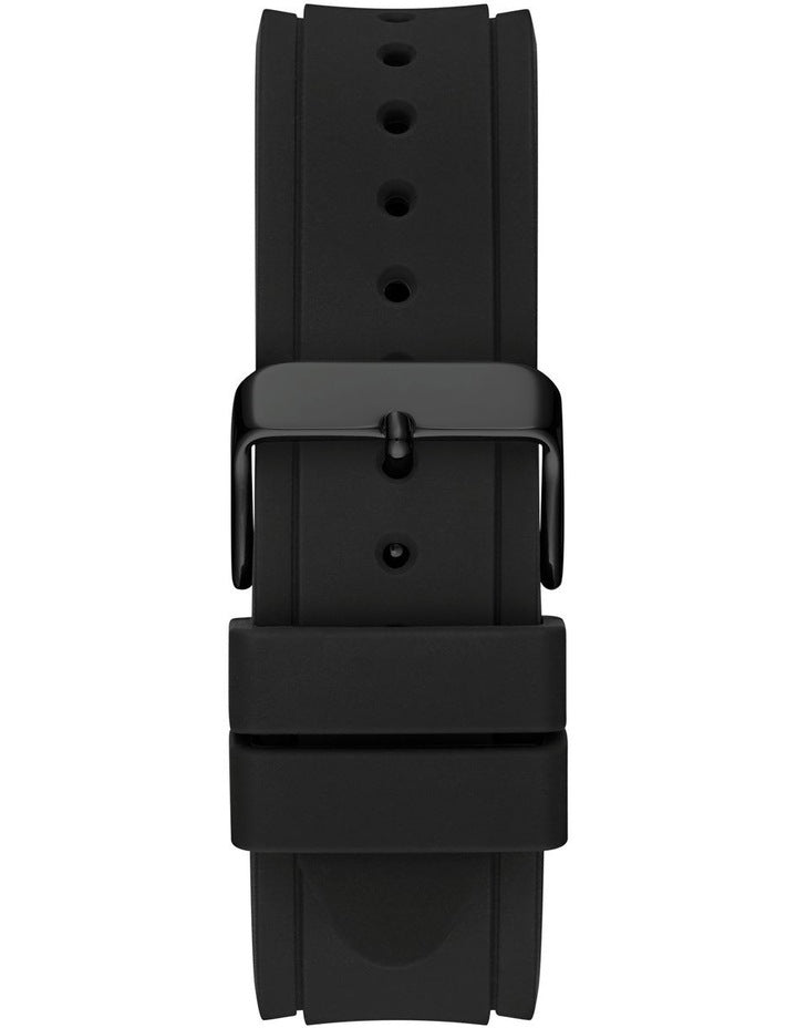 Charter Black Silicone Watch