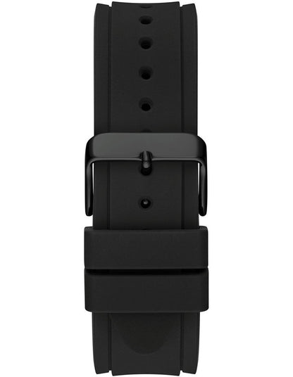 Charter Black Silicone Watch