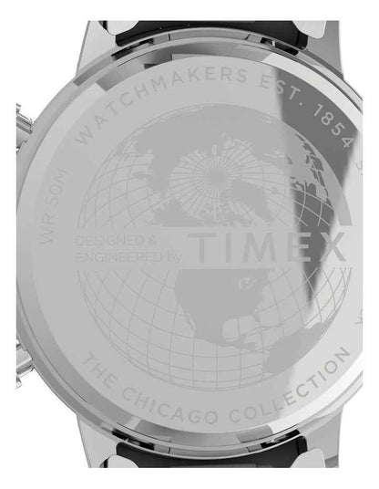 Chicago Chrono 45mm Silver Tone Watch TW2V01600