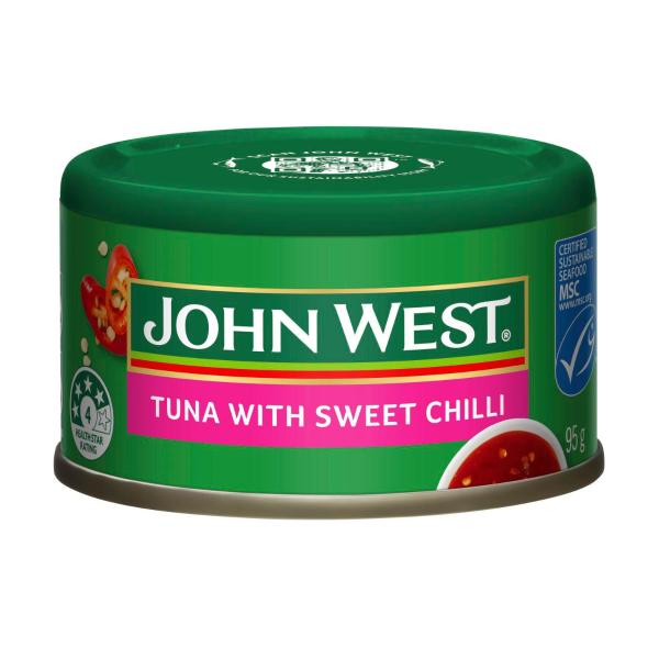 JOHN WEST TUNA SWEET CHILLI 95 GRAM