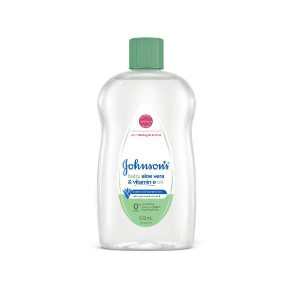 JOHNSON & JOHNSON BABY OIL WITH ALOE VERA