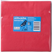 Armada Serviettes Coloured Assorted 50 pack