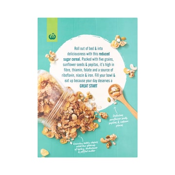 Woolworths Great Start Reduced Sugar Multigrain Cereal 400g