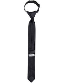 Kids Elastic Tie Black
