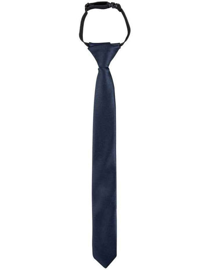 Kids Elastic Tie in Navy