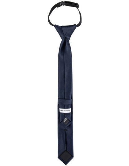 Kids Elastic Tie in Navy