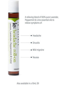Roll On Headache Pure Essential Oil Blend