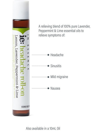 Roll On Headache Pure Essential Oil Blend